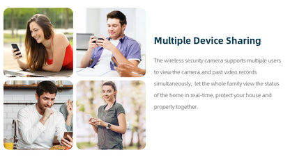 3MP WiFi Smart Tuya Peephole 5000mAh Doorbell Door Eye Camera Infrared Alexa Google Video Intercom Door Cameras Home Security