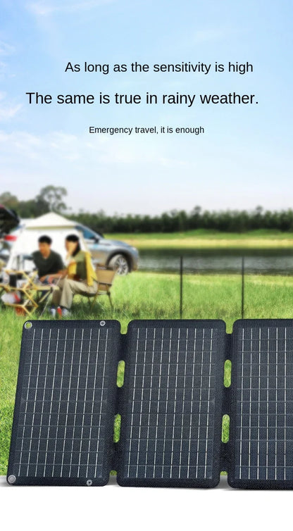 900W Folding -Solar Panel Portable Bag USB Output Solar Charger Outdoor Power Business Trip Hiking Camping Phone Power Generator