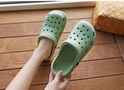 Fashion Sandals Waterproof Slippers Women Shoes Summer Outdoor Slides Soft Sole Garden Shoes Indoor Nursing Clogs Sandals