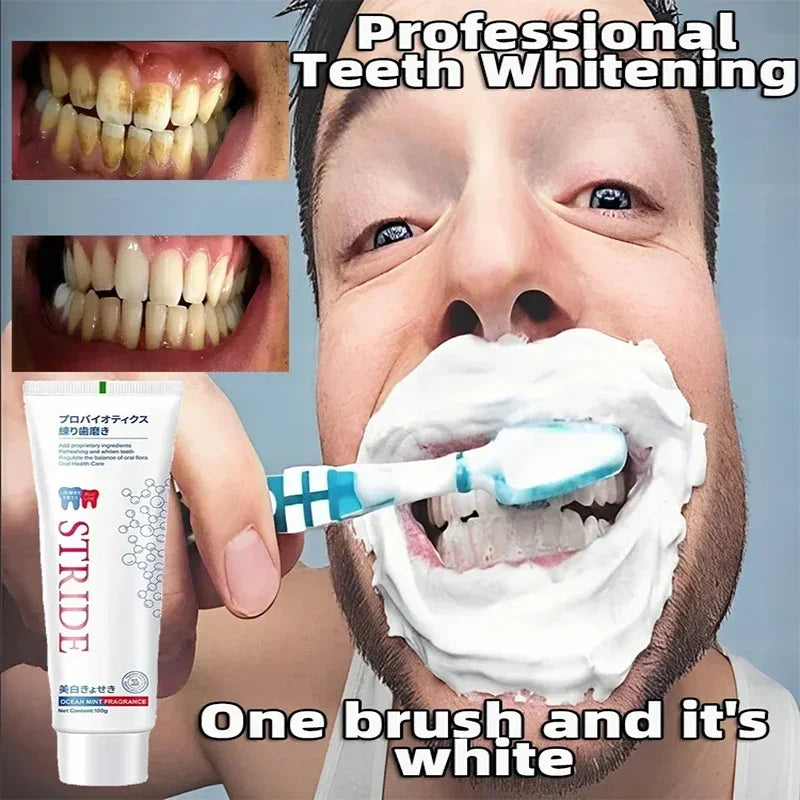 Whitening Teeth Toothpaste Dental Calculus stain Bad Breath  Remove  Brightening Preventing Periodontitis Dental Cleansing Care