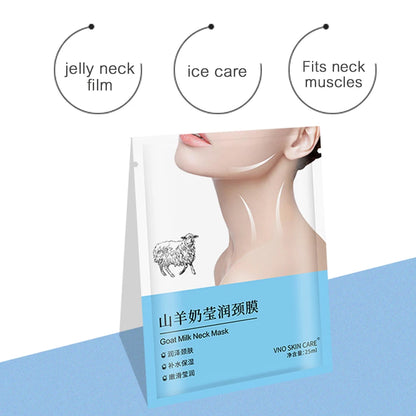 Goat Milk Neck Mask Collagen Firming Necks skincare Mask Beauty Moisturizing Lift Firming Neck Skin Care 1PCS