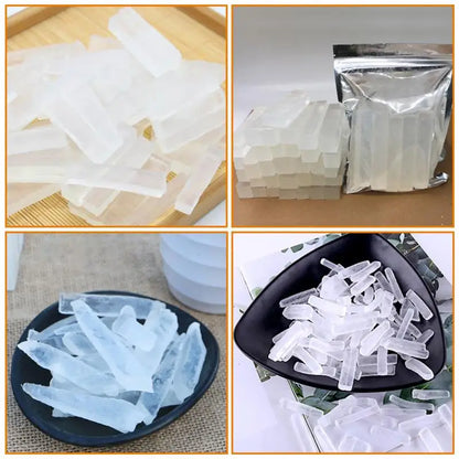 Bag Clear Glycerin Soap Base Organic Soap Making 250G Diy Handmade Vegan Soap Melt Pour Soap Base Foaming Bath Butter