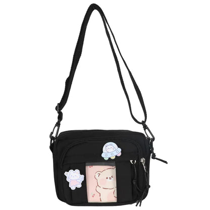 New Kawaii Bag Girls 2024 New JK Transparent Bag Small Crossbody Bag For Women Purses and Handbags Shoulder Bag Itabag Bolso