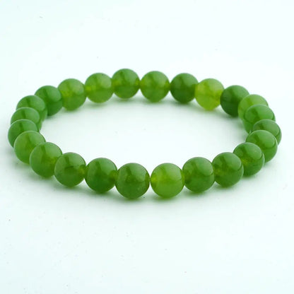 Fashion Agate Lucky Wealth Bracelets Women Lucky Charm Bracelet For Business Green Stone Beads Triple Protection Bracelet