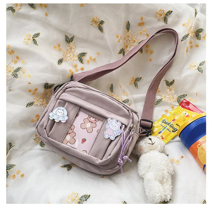 New Kawaii Bag Girls 2024 New JK Transparent Bag Small Crossbody Bag For Women Purses and Handbags Shoulder Bag Itabag Bolso