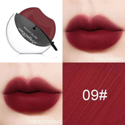 New Squeeze Into Lazy Lipstick Lip-shaped Lipstick Moisturizing Matte Lip Makeup Tint Waterproof Nonstick Cup Lipgloss Korean - MarvelouStore