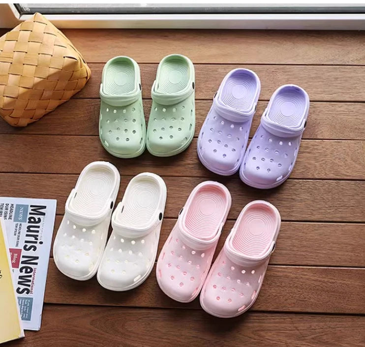 Fashion Sandals Waterproof Slippers Women Shoes Summer Outdoor Slides Soft Sole Garden Shoes Indoor Nursing Clogs Sandals