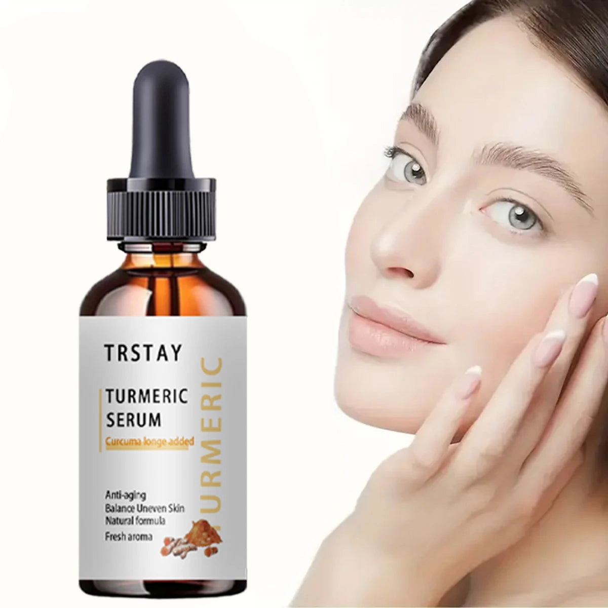 Turmeric Serum Oil Face Care Oil Moisturizing Hydrating Brighten Whiten Face Serum Anti-aging Removal Pigment Melanin Face Skin