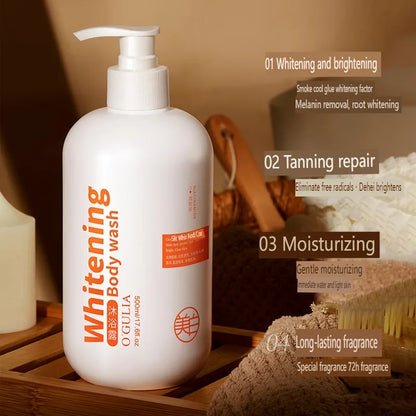 500ml Whitening Body Wash Long-Term Skin Whitening Moisturizing Body Care Shower Gel