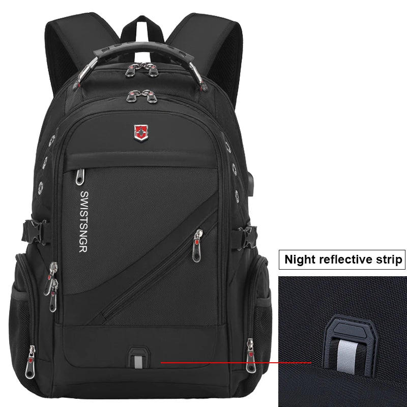 2024 Waterproof 17/20 Inch Laptop Backpack Men Airplane Travel Backpack Women Oxford Rucksack Male School Bag modern Mochila