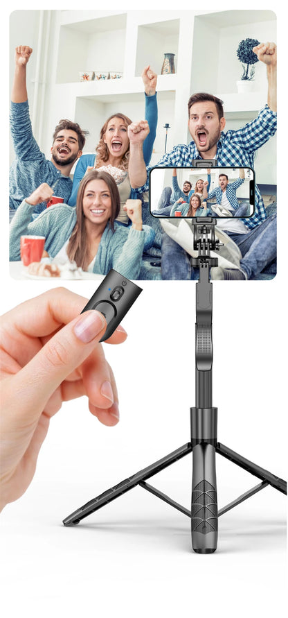 COOL DIER L16 1530mm Wireless Selfie Stick Tripod Stand Foldable Monopod  With Bluetooth Shutter For Gopro Cameras Smartphones