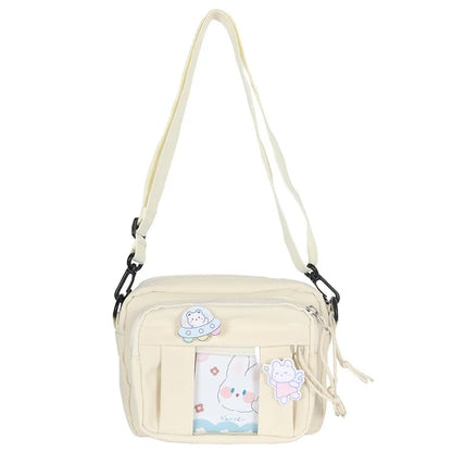 New Kawaii Bag Girls 2024 New JK Transparent Bag Small Crossbody Bag For Women Purses and Handbags Shoulder Bag Itabag Bolso