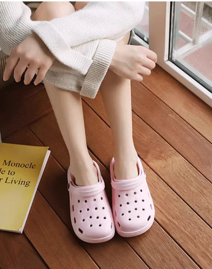 Fashion Sandals Waterproof Slippers Women Shoes Summer Outdoor Slides Soft Sole Garden Shoes Indoor Nursing Clogs Sandals