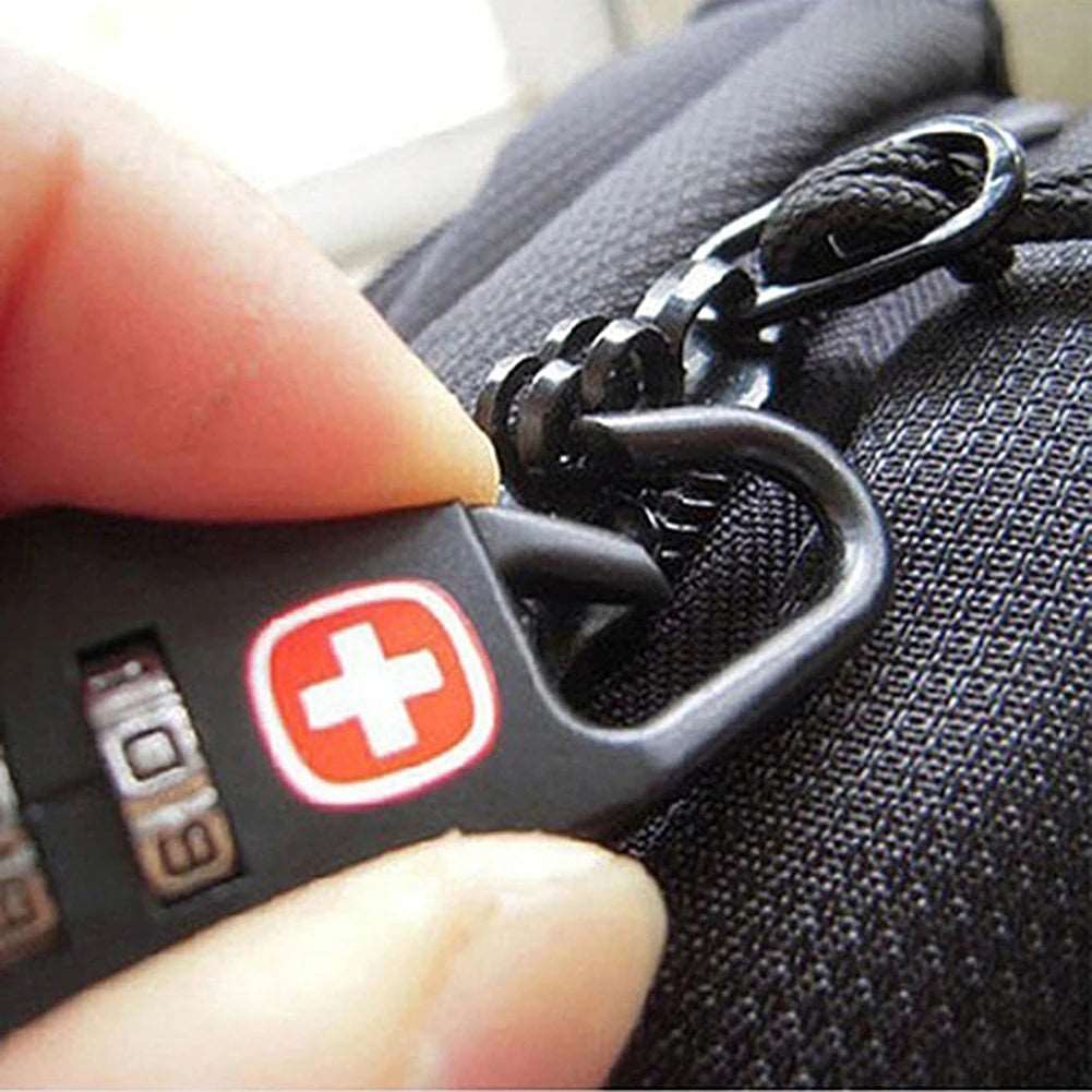 1-10PCS Portable Alloy Lock Padlock Outdoor Travel Luggage Zipper Backpack Handbag Safe Anti-theft Combination Code Number Lock