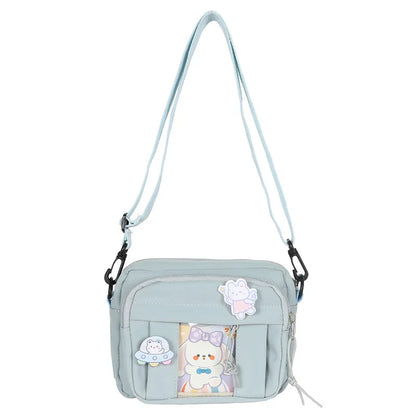 New Kawaii Bag Girls 2024 New JK Transparent Bag Small Crossbody Bag For Women Purses and Handbags Shoulder Bag Itabag Bolso