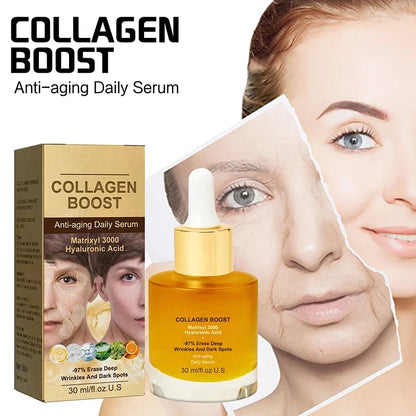 Collagen Face Serum Face Moisturizing Fade Fine Lines Brightening Face Care New