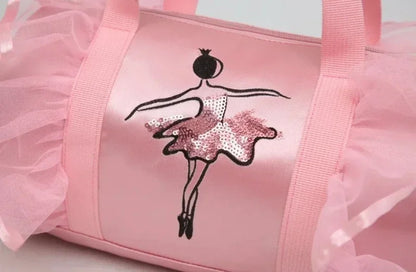 2024 New Ballet Dance Bags Pink Girls Sports Dance Kids Backpack Baby Barrels Package Bag Costume Clothes Shoes Dress Handbag