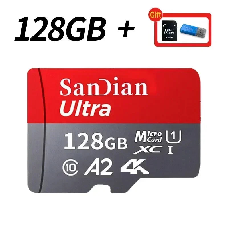 Original SD Card 2TB High Speed Memory Card 512GB 1TB Large Capacity Storage Device Sd Memory Card for Phones/Computers/Cameras