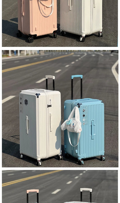 Large Capacity Suitcase 20" 24" 30" 32inch Brakes Universal Wheel Luggage Bag Men Rolling Password Trolley Case Women Travel Bag