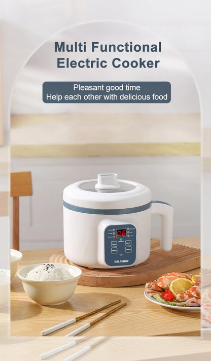 Mini Electric Rice Cooker Household Multicooker Steamer Single/Double Layer Rice Cooker Auto Rice Cooker Appliances for Kitchen