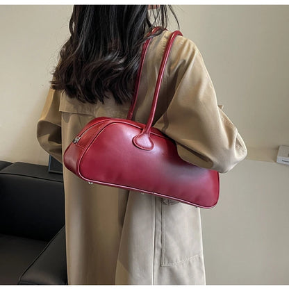 Advanced Sense Retro Pu Zipper Ladies Shoulder Bags Trend 2024 Light Luxury Hot Sale Bags for Women New Bolsas Femininas