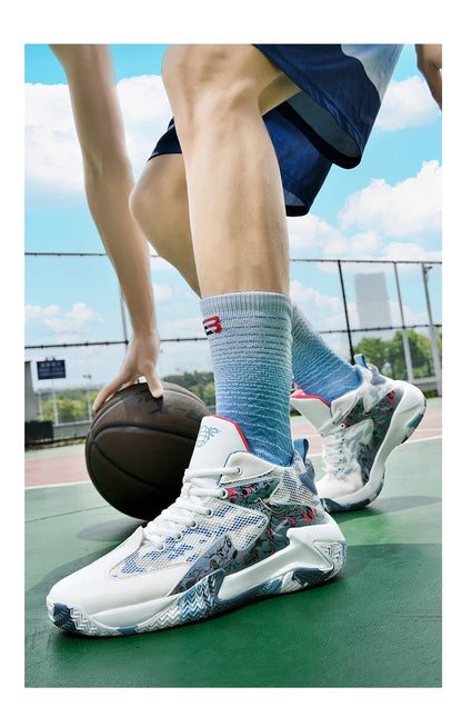 New Arrival Basketball Shoes Lightweight Breathable Sports Shoes Men Training BasketSneakers Street Combat Basketball Boots